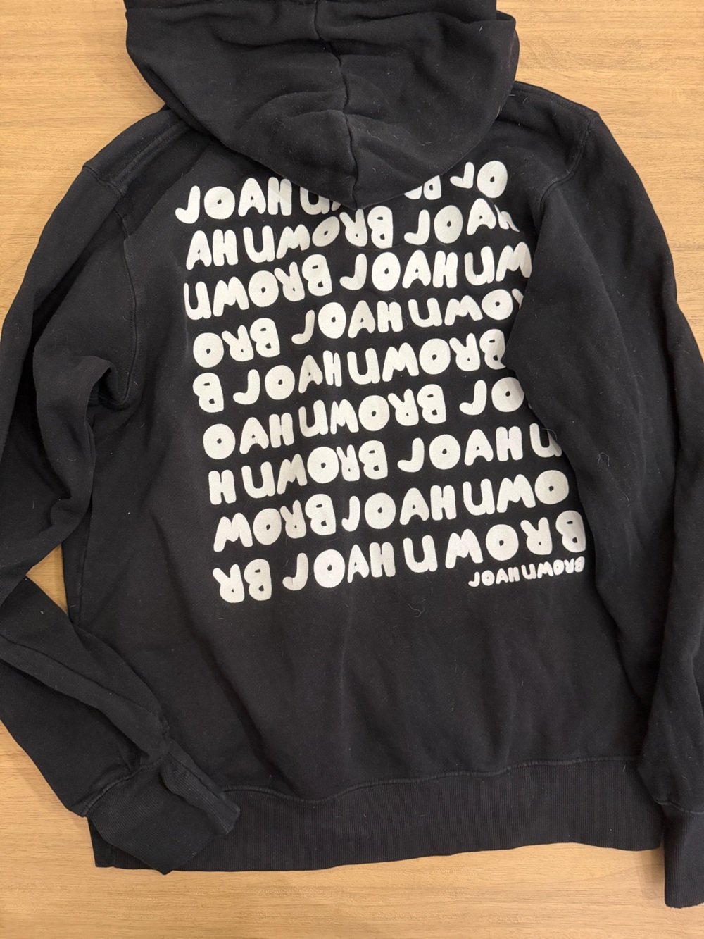 Joah Brown limited edition repeat logo empire hoodie